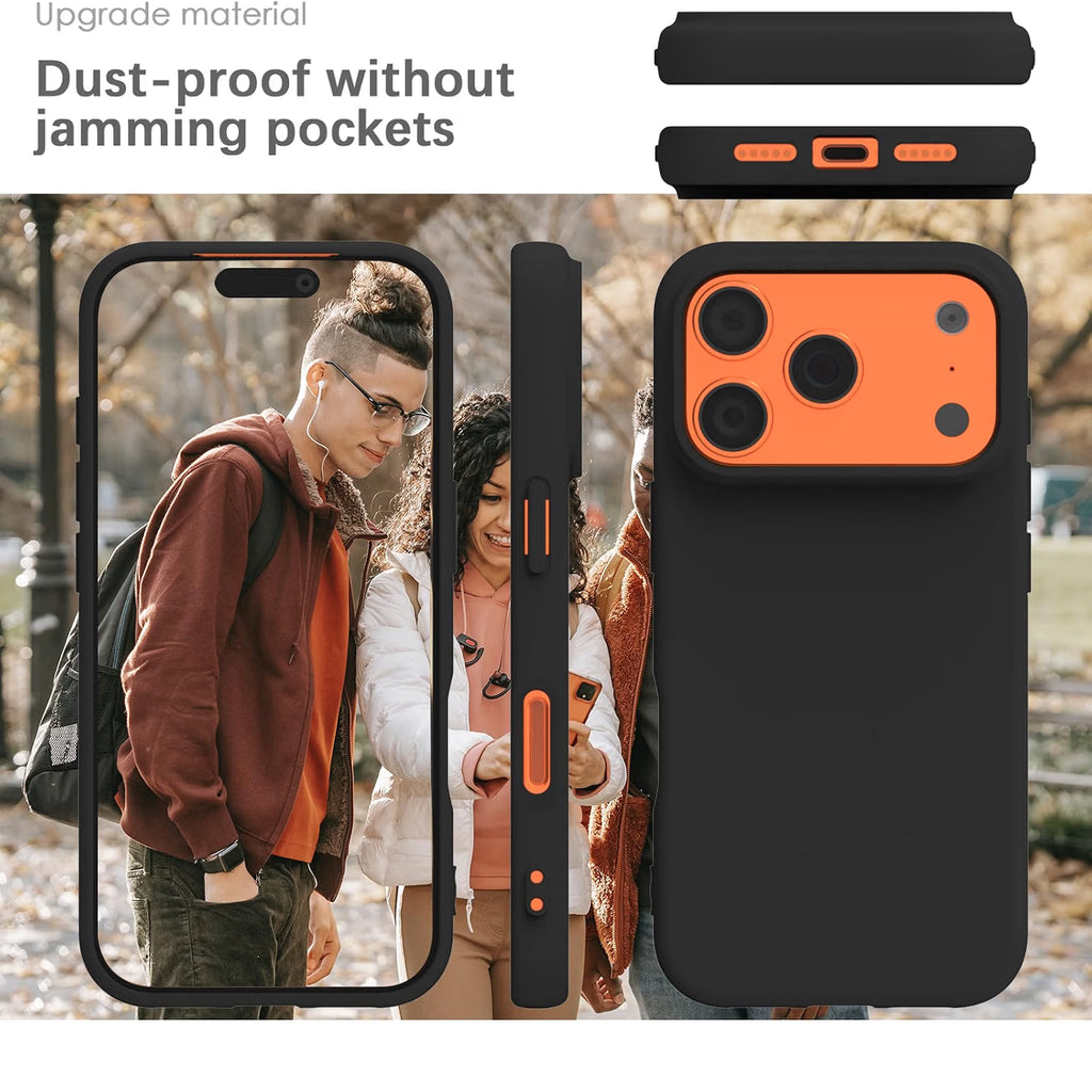 YATWIN Silicone Case for iPhone 17 Pro